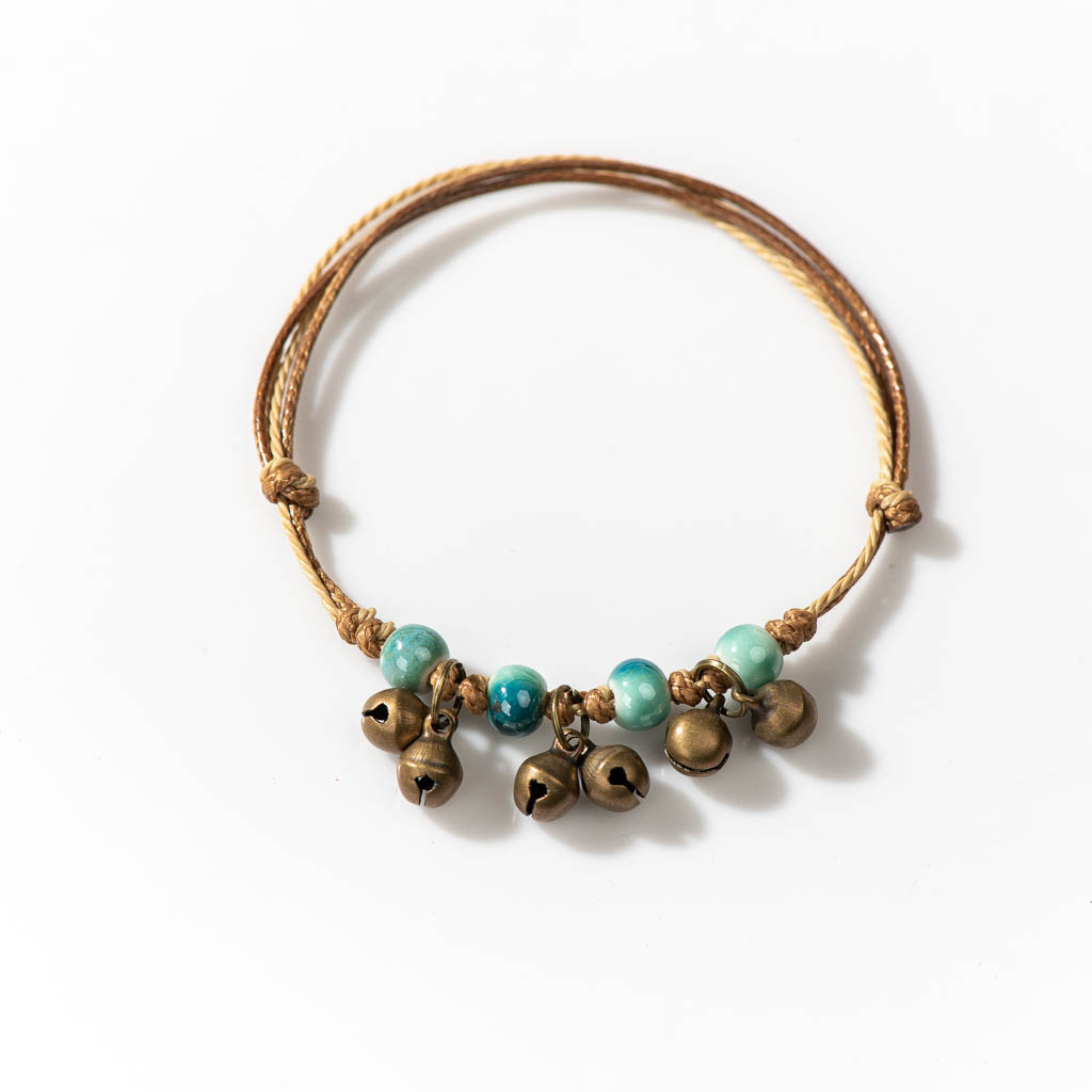 Handmade Ceramic Retro Style B - Ceramic Link Bracelet 评论和价格