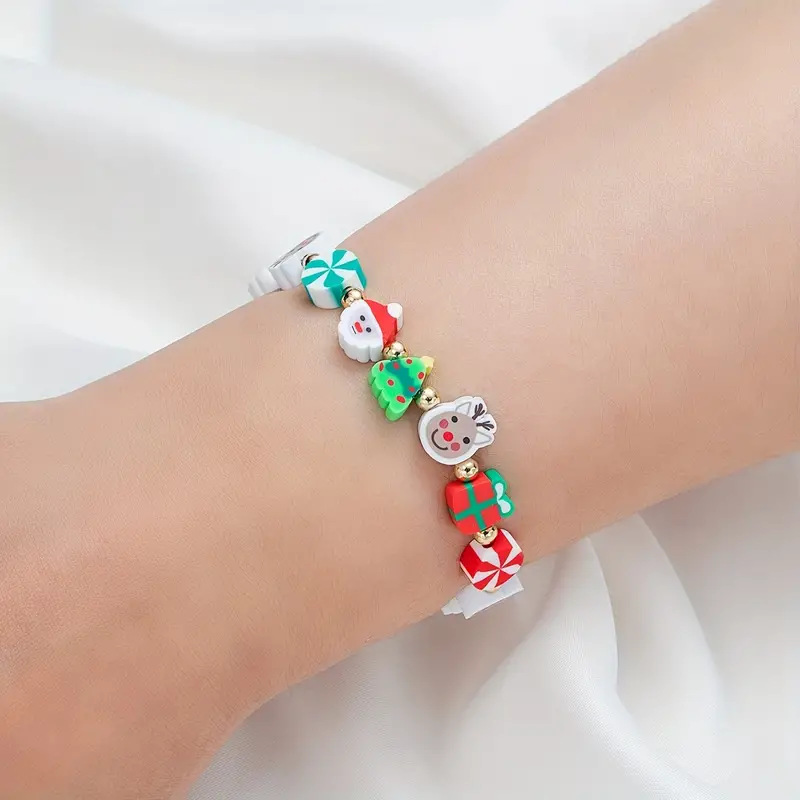 Europe and America Christmas S - Ceramic Link Bracelet 评论和价格