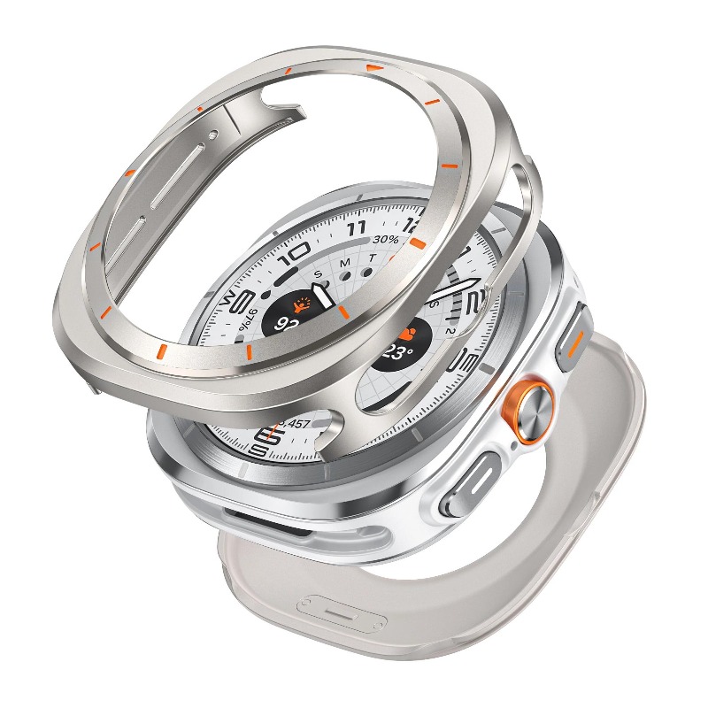 Metal Protective Bumper Case F - Samsung Smartwatch Ultra Accessories 评论和价格