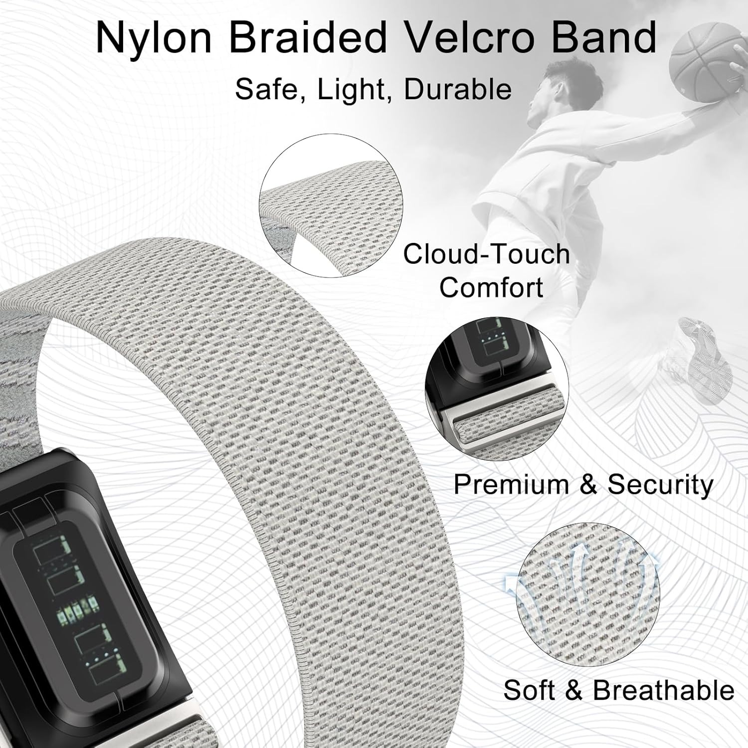 Elastic Nylon Arm Bicep Band F - Milanaise Mesh Band 评论和价格