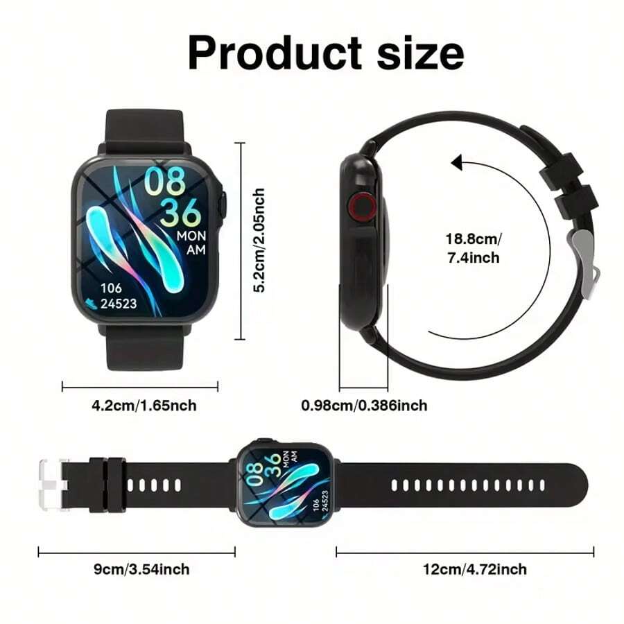 1pc 2025 Smartwatch With Full  - Smartwatch Touch 评论和价格