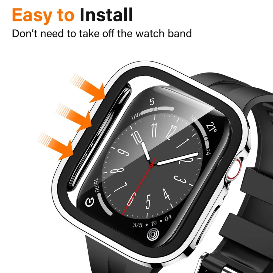 Glass+cover For Apple Watch ca - Smartwatch Icon 评论和价格