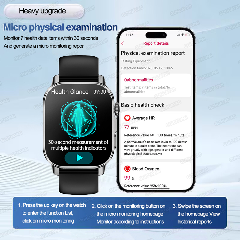 New Health Care AI Doctor Accu - Android Smartwatch Accessories 评论和价格