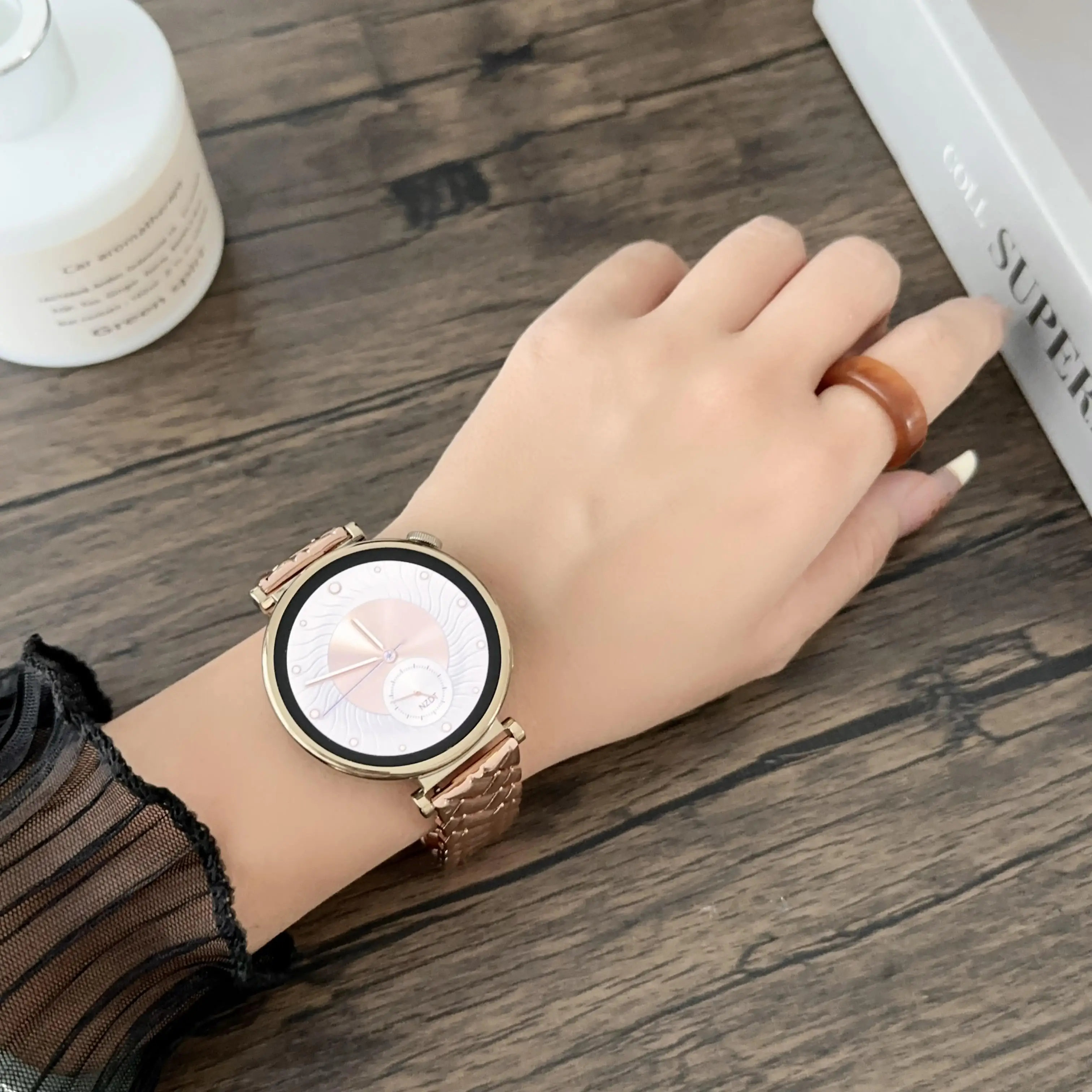 1pc 18mm V-shaped Stainless St - Fossil Smartwatch Accessories 评论和价格