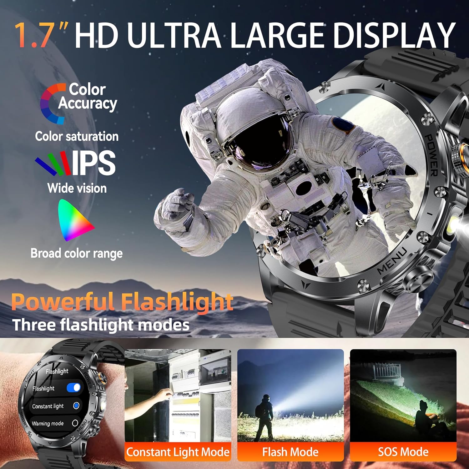 New AK87 1000mAh Battery Men O - Android Smartwatch Accessories 评论和价格
