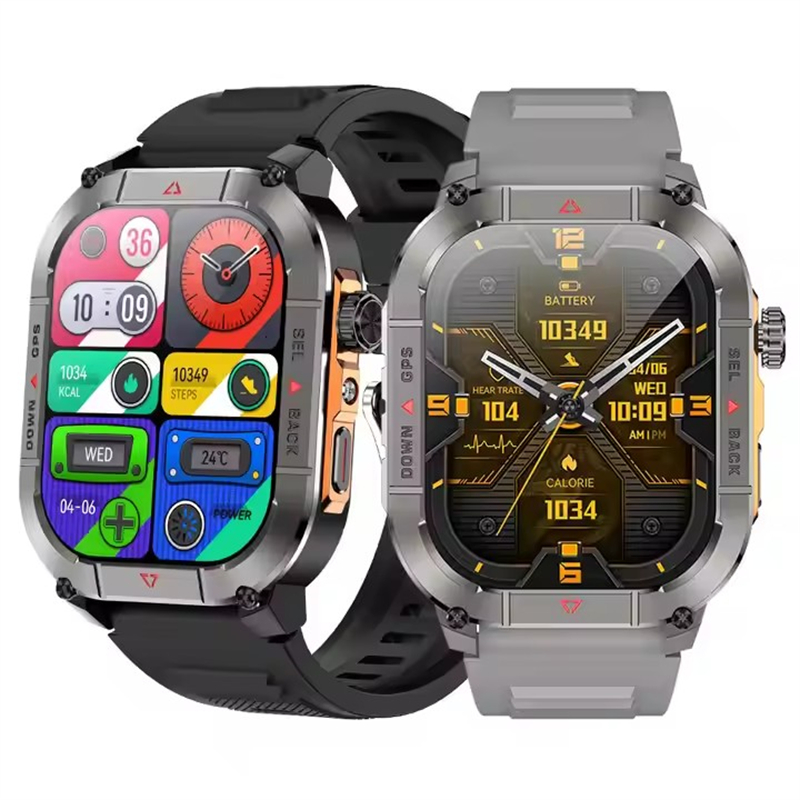 New HK84 Men Smart Watch AMOLE - Smartwatch Touch 评论和价格