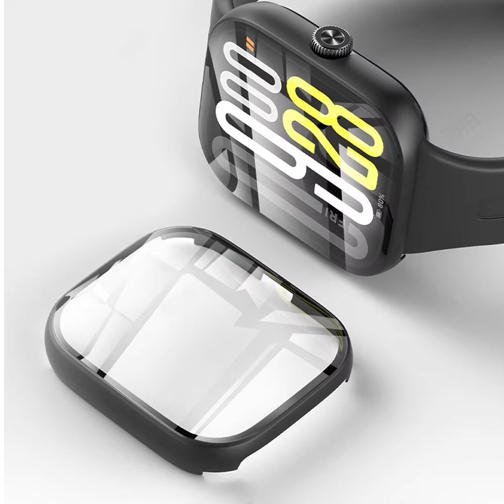 Tempered Glass+Case For Xiaomi - Xiaomi Smartwatch Accessories 评论和价格