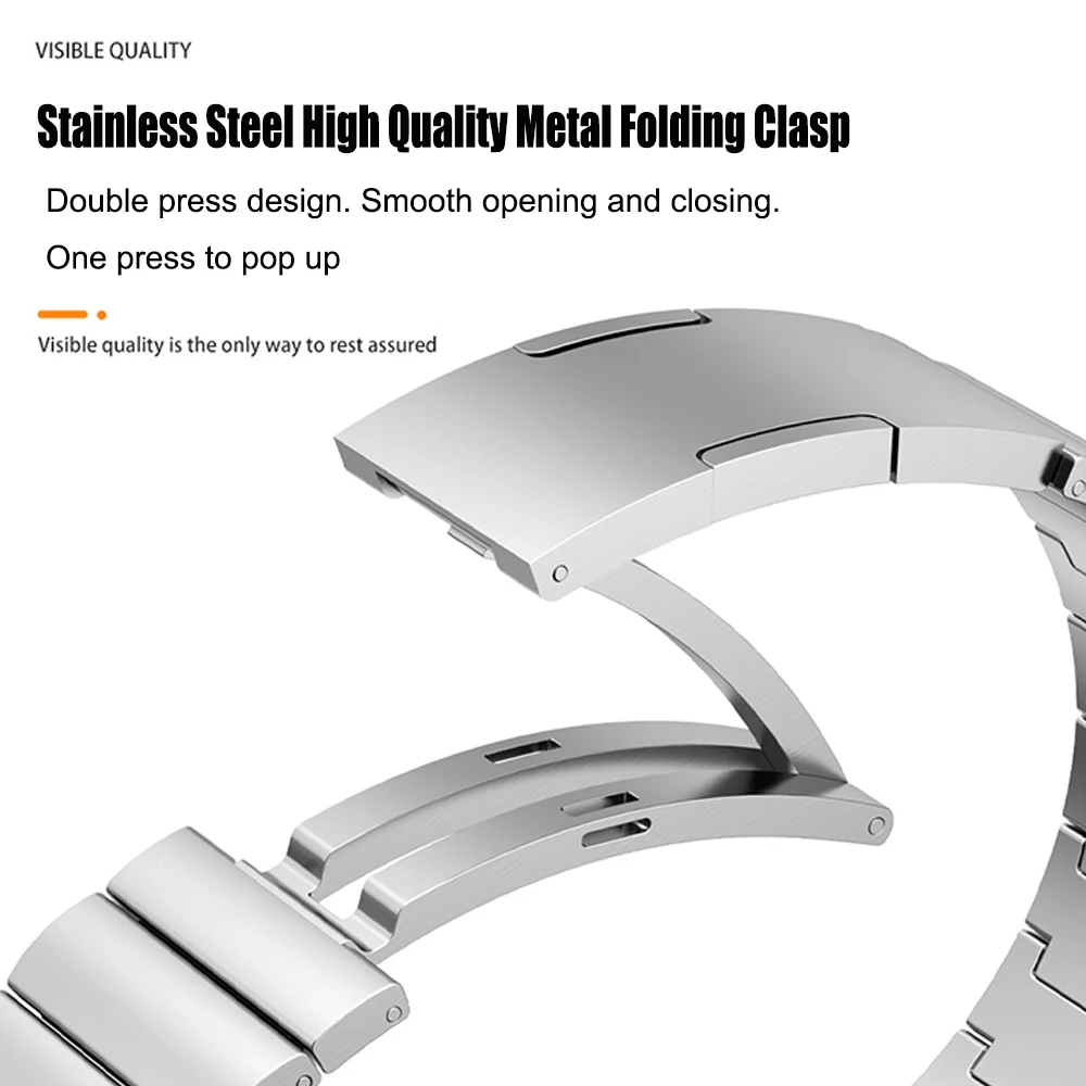 Official Metal Steel Strap For - Titan Smartwatch Accessories 评论和价格