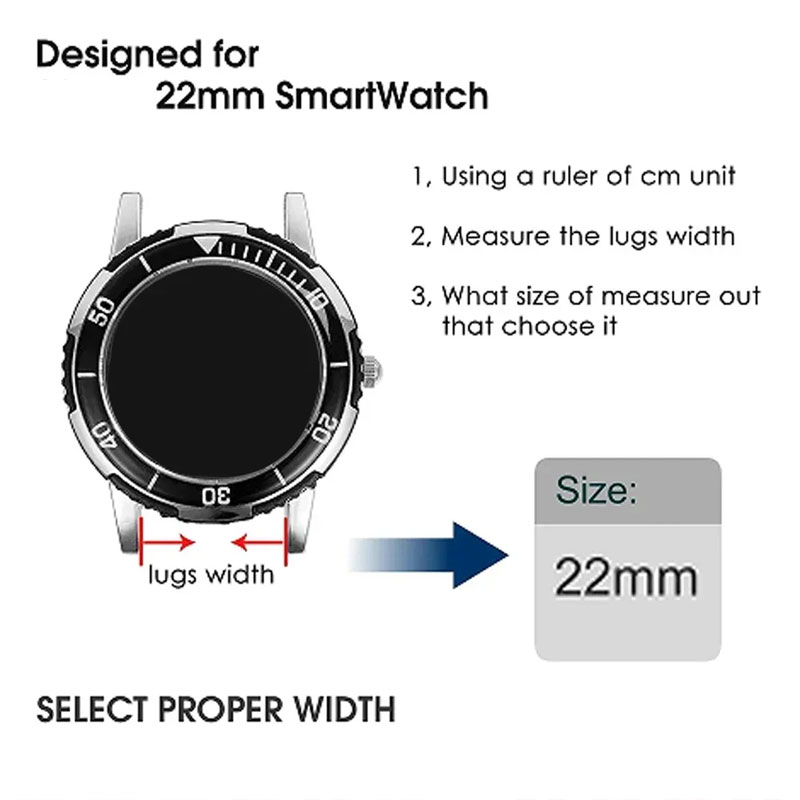 22mm Ocean Strap For OnePlus W - Smartwatch X2 评论和价格
