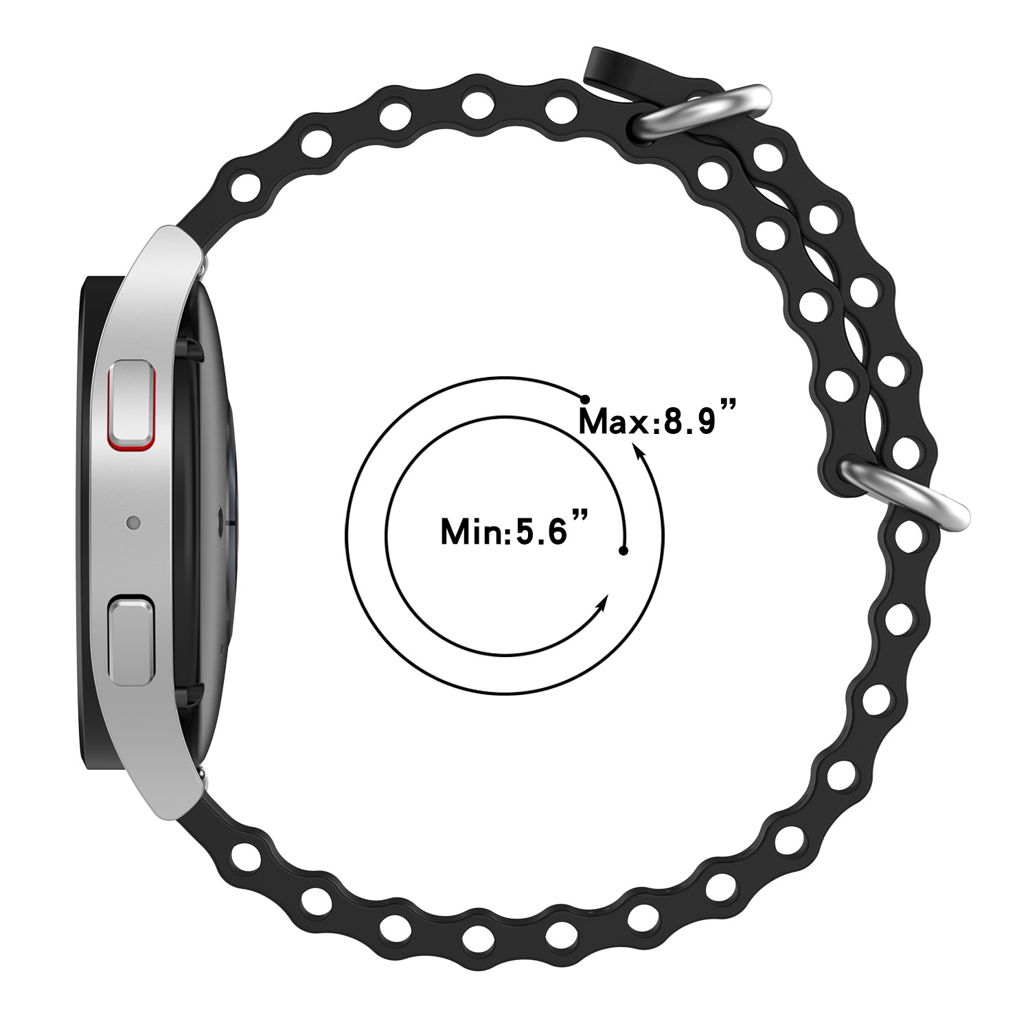 22mm Ocean Strap For OnePlus W - Smartwatch X2 评论和价格