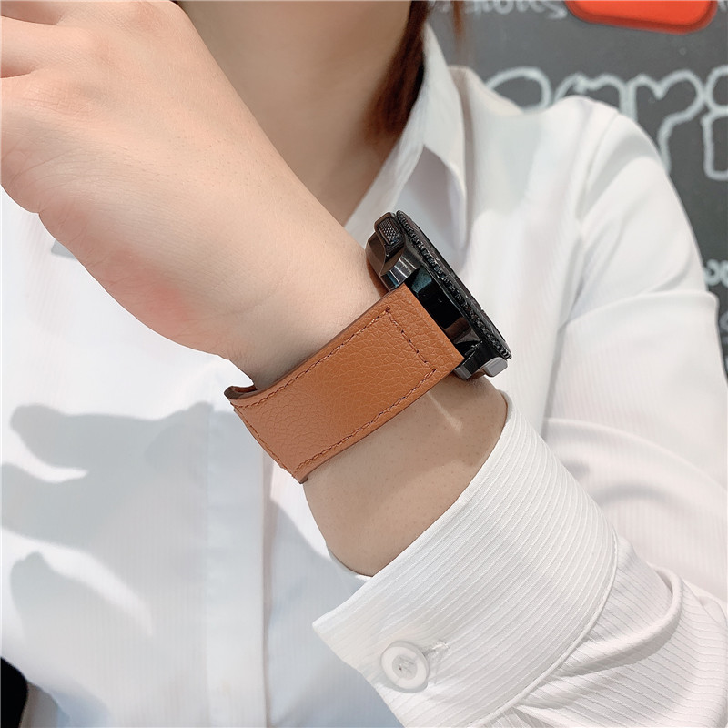 leather watch strap For Samsun - Titan Smartwatch Accessories 评论和价格