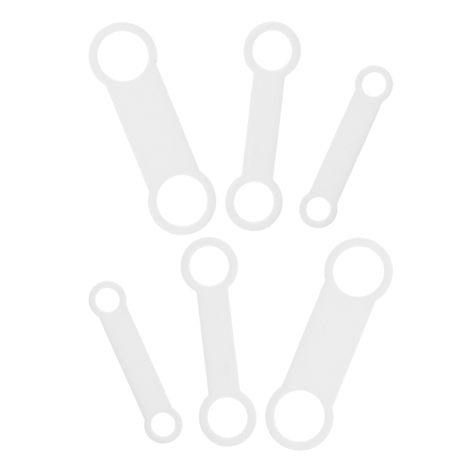 6Pcs Silicone Dog Tag Slide on - Silicone Band Replacement 评论和价格
