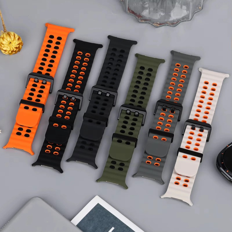Two-Tone Strap For Samsung Gal - Samsung Smartwatch Ultra Accessories 评论和价格