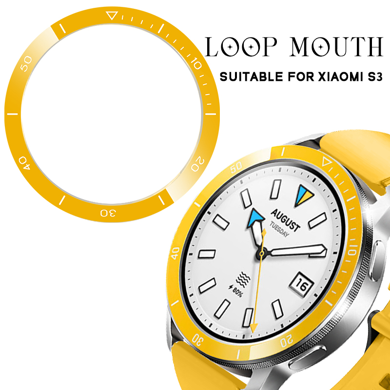 Bezel Ring For Xiaomi Watch S3 - Xiaomi Smartwatch Accessories 评论和价格