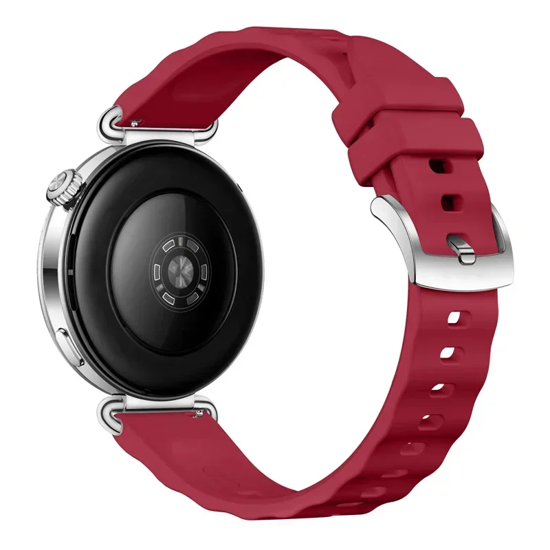 18mm Wave Silicone Strap For H - Smartwatch X2 评论和价格