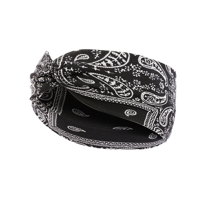 Paisley Cashew flowers hair ba - Milanaise Mesh Band 评论和价格