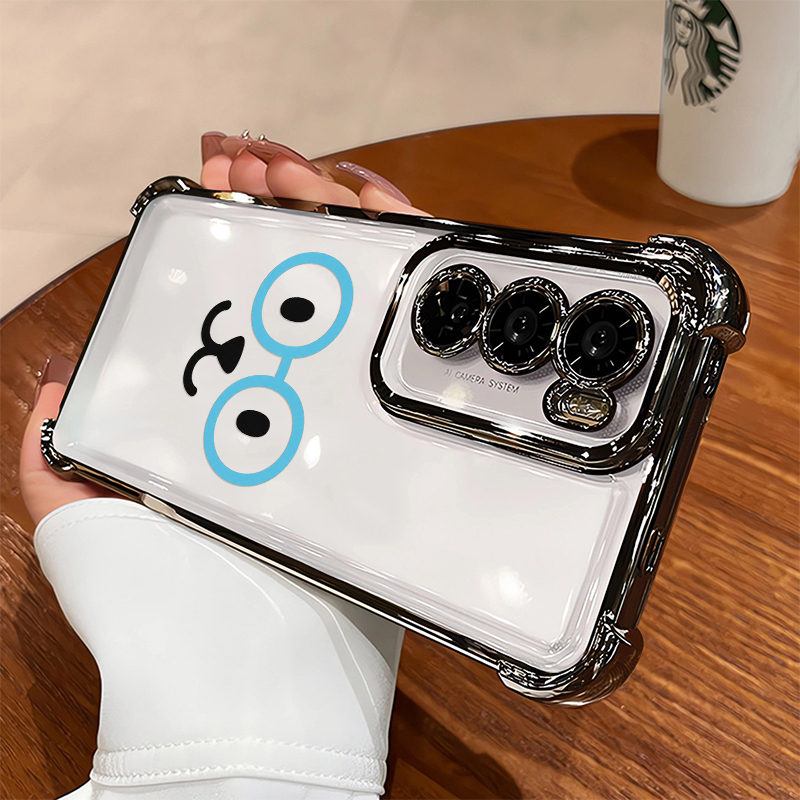 Graffiti Cute Blue Glasses Pho - Oppo A78 评论和价格