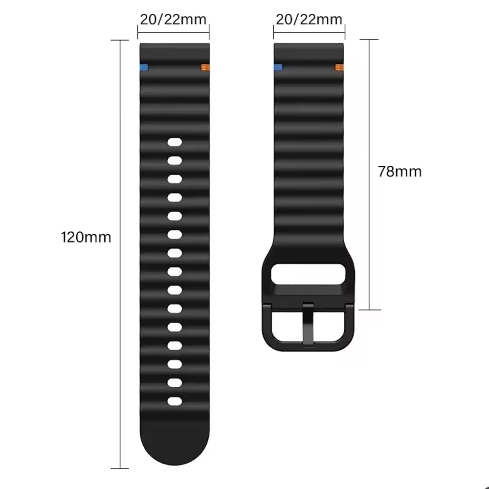 2pcs Wave Strap For POLAR Vant - Smartwatch X2 评论和价格