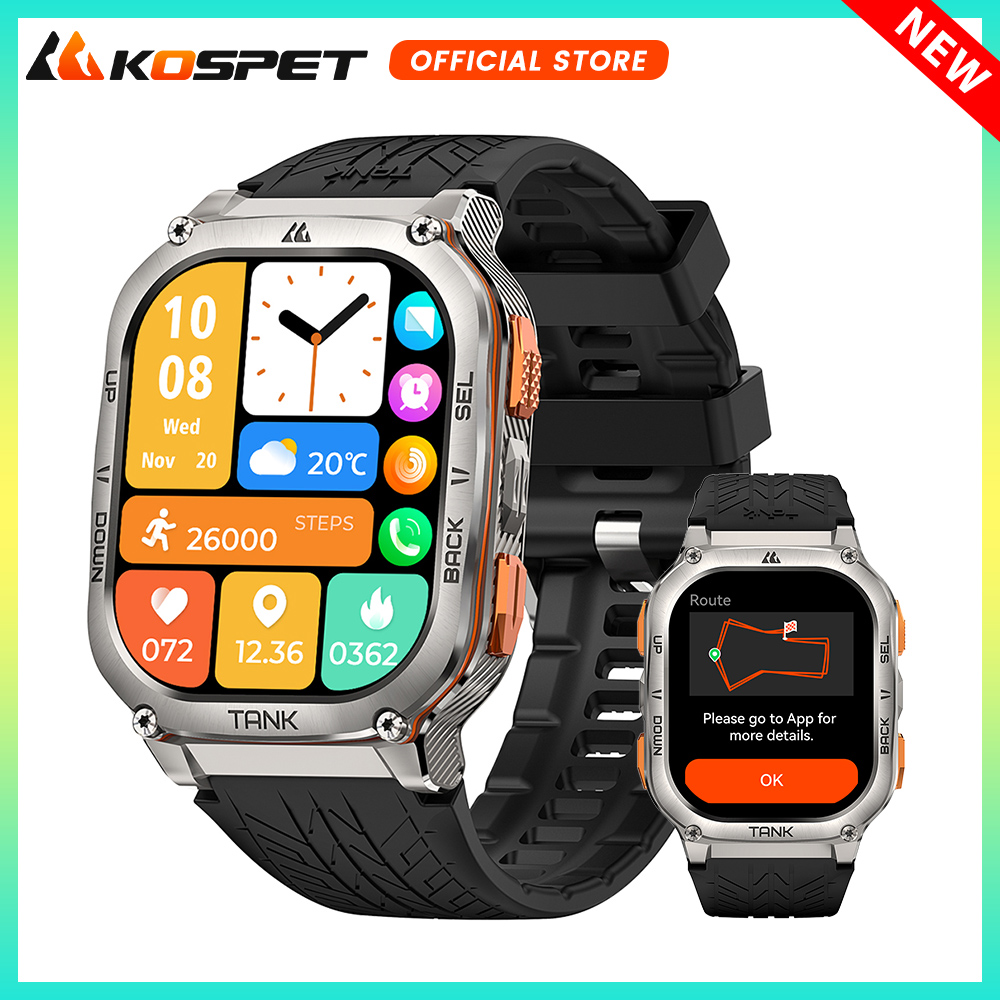 KOSPET TANK M3 Ultra GPS Smart - Smartwatch X2 评论和价格