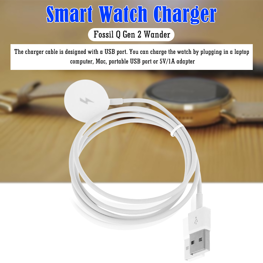 Watch Charger Cable USB Chargi - Fossil Smartwatch Accessories 评论和价格