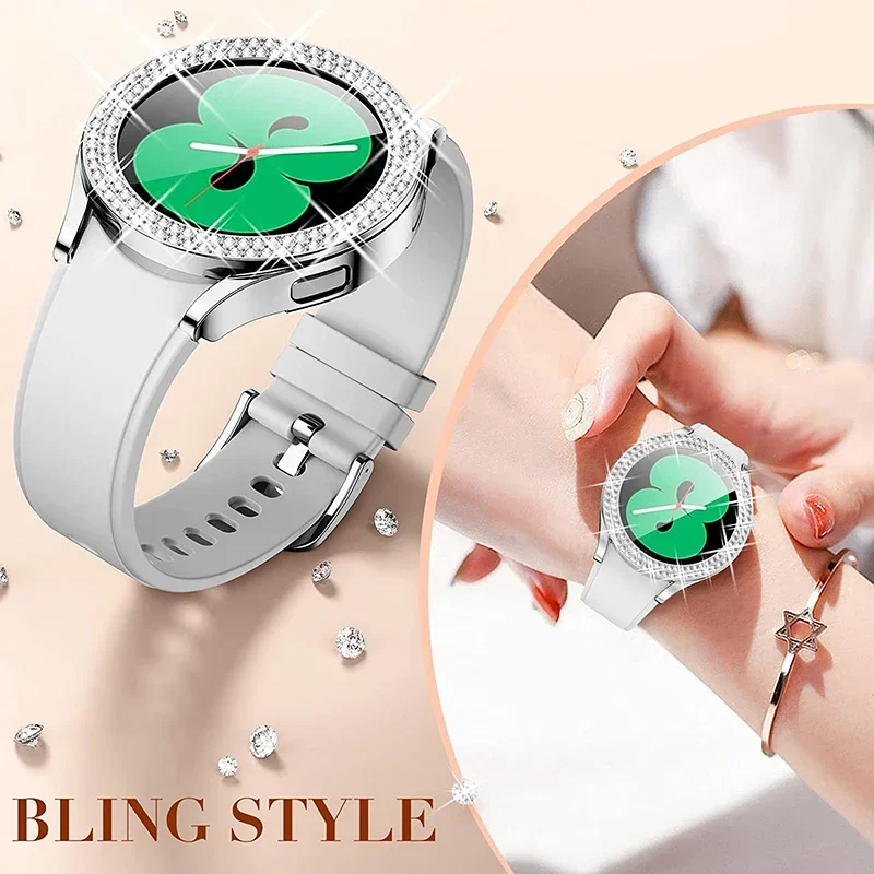 Bling Diamond Case for Samsung - Accessories For Galaxy Watch 5 评论和价格